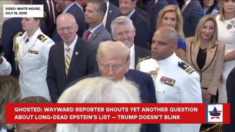 Ghosted: Trump Snubs Wayward Reporter’s Shout About Long-Dead Epstein's List