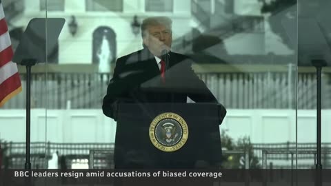 BBC leaders resign after the broadcaster’s editing of a Trump speech.