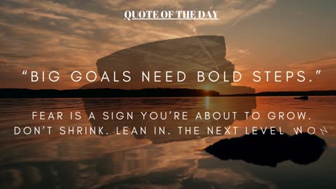 "QUOTE OF THE DAY"