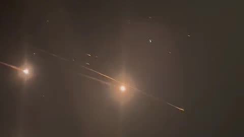 Interceptors Putting on a Show Over Israeli Town