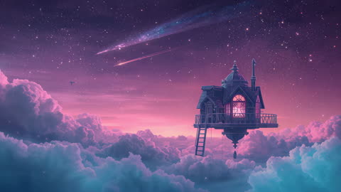 Under Meteor Showers | Chillwave Lounge Music for Cosmic Relaxation & Dreamy Vibes