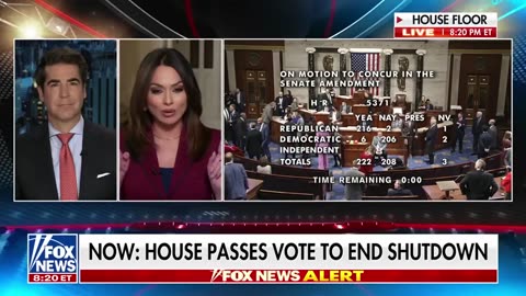 BREAKING: House passes bill to end historic government shutdown, sending it to Trump tonight