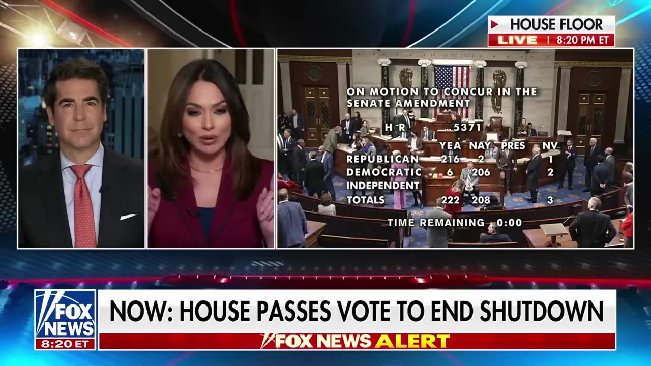 BREAKING: House passes bill to end historic government shutdown, sending it to Trump tonight