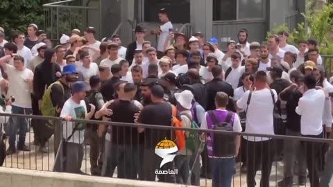 Rothschild’s Jews storm Al-Aqsa shouting “Death to Arabs”