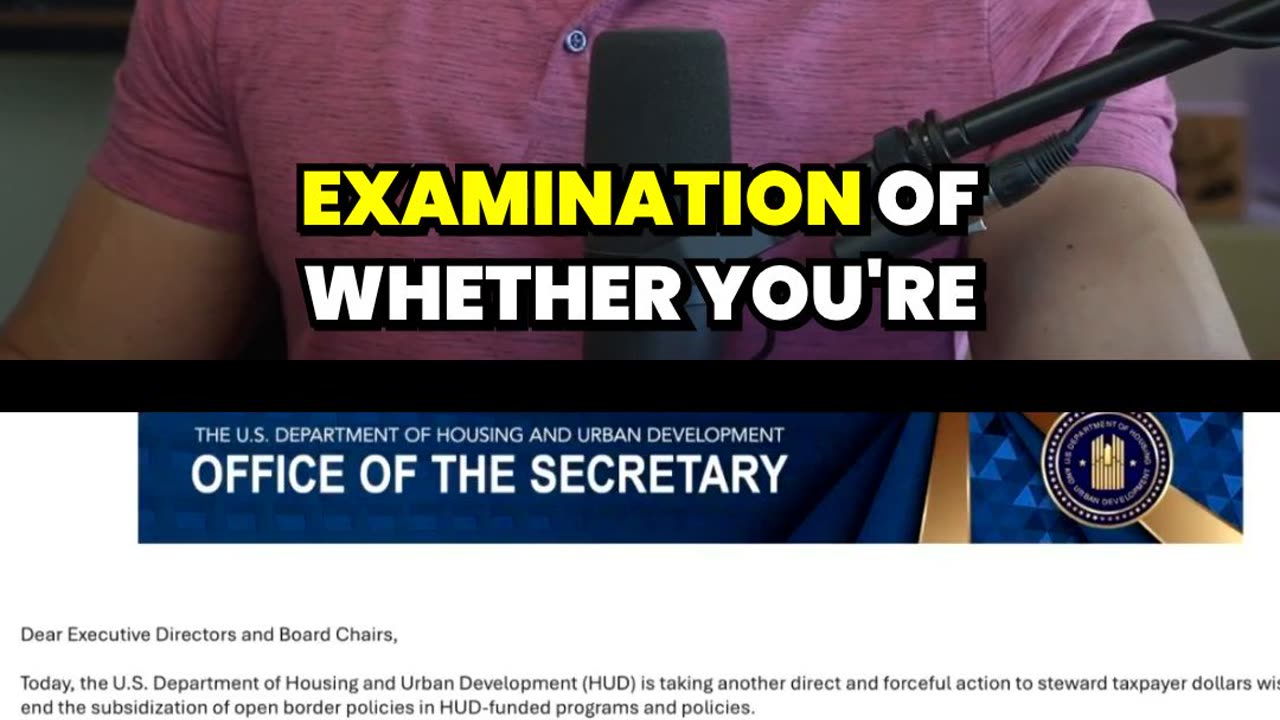 HUD CRACKS DOWN on Illegal Aliens Taking Taxpayer Housing