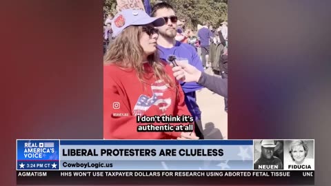 LIBERAL PROTESTORS ARE "CLUELESS"