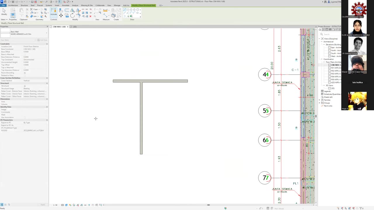SESIÓN 04 MODELADO BIM CON REVIT ESTRUCTURAS
