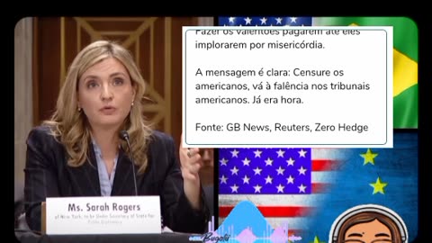 PROJETO DE LEI DOS EUA TEM COMO ALVO A UE E O BRASIL PELA CENSURA ONLINE: "CENSURE UM AMERICANO, PAGUE MILHÕES"