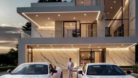 Building a modern mansion 🏗️🏡✨