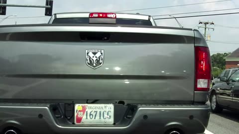Stopping Behind Various Pickup Trucks Compilation