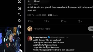 Diddy Trial Day 22: Jane Doe aka 50 Cent Baby Moms Cross Examine. ALLSTAR FREEKOFF Day 4/30