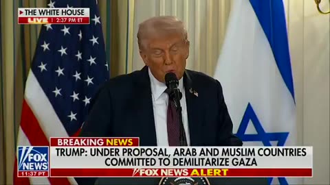 President Trump is holding the Gaza BOARD OF PEACE signing ceremony in