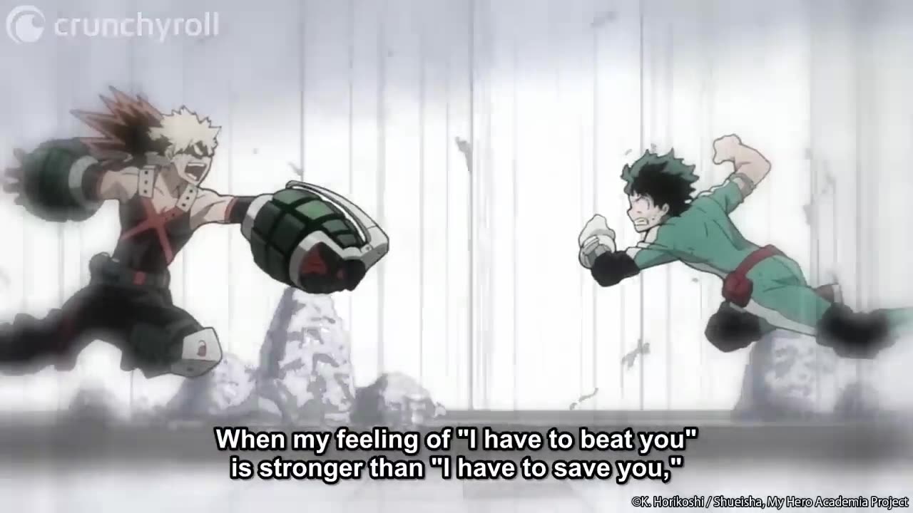 Deku vs Bakugo My Hero Academia