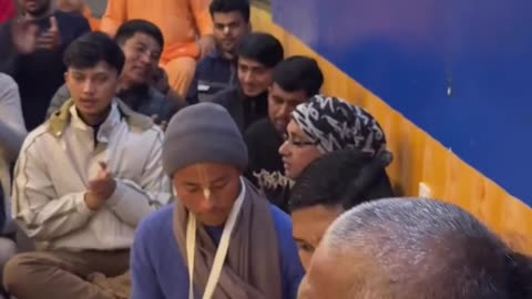 Temple kirtan at Iskcon Pokhara, Nepal February 2026