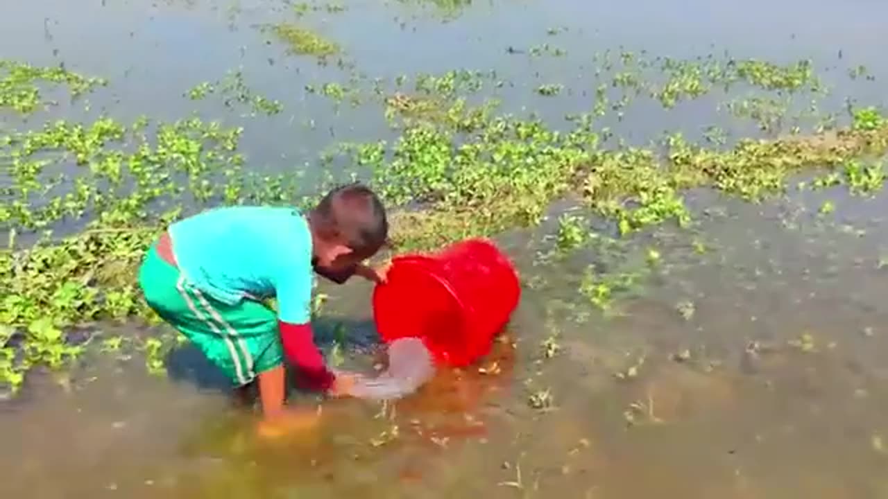 Little Boy & Hand Fishing