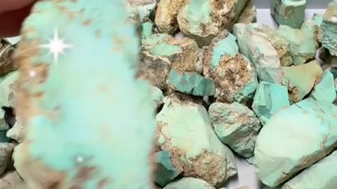 20250810-4 Natural Original Turquoise Rough material Wrap Green Embody Spirit Rhyme