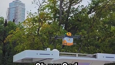 Drone delivery kiosk