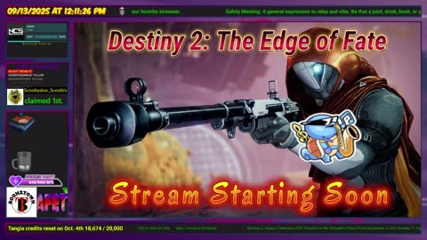 Destiny 2: 9/13/25 - 12pm MST start. Destiny still broken? Waiting for Bungie to fix this stuff.