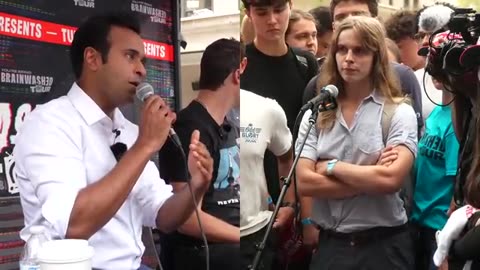 Charlie kirk and Vivek Ramaswany take on woke mob at the university of Pittsburgh
