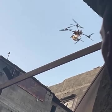 Israeli drones drop explosive on the homes of Palestinians
