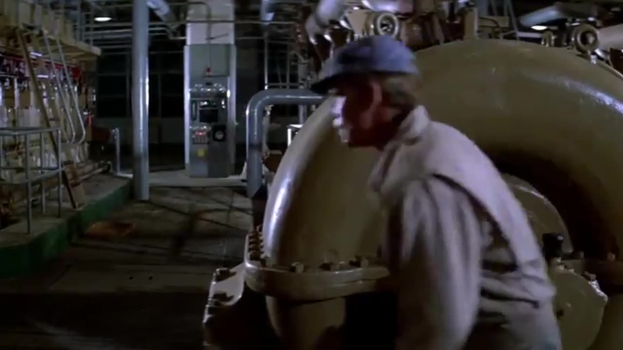 Clips of 1973 movie about cannibalism and Gov. Assissted Suicide (Soylent Green)