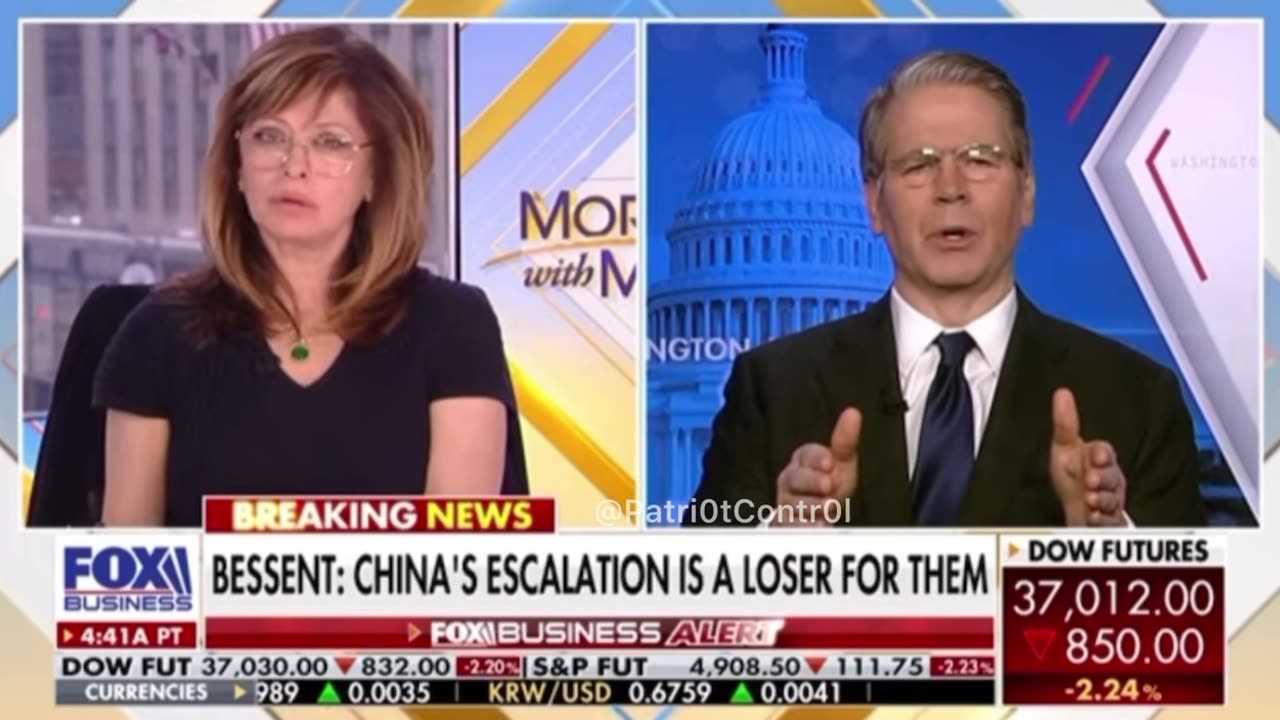 “CHINA IS SURROUNDED” says Treasury Secretary Scott Bessent