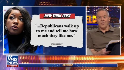 Gutfeld Roasts Rep Jasmine Crockett
