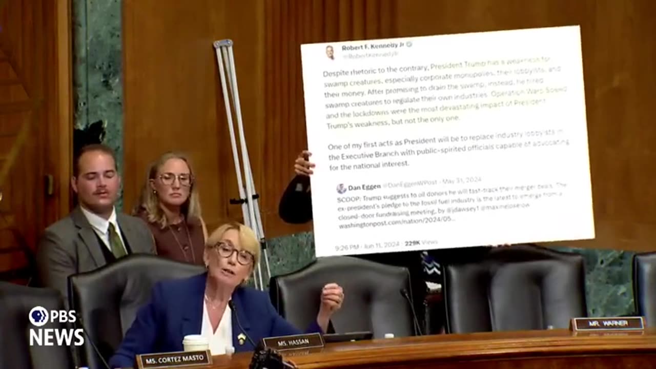 'That's Crazy Talk': RFK Jr. Accuses Dem Senator Of 'Making Things Up' In Heated Exchange