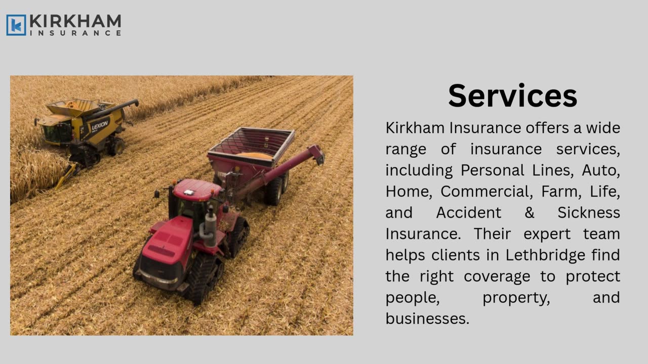 Secure Your Fields with Kirkham Insurance – Farm Insurance in Lethbridge