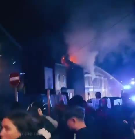 widespread burnings across Northern Ireland after a child was raped