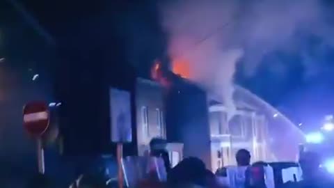 widespread burnings across Northern Ireland after a child was raped
