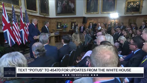 President Trump Participates in a Press Conference with Prime Minister Keir Starmer