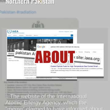 Fact Check: 'Confidential' Memo Does NOT Prove Radiation Leak In Northern Pakistan