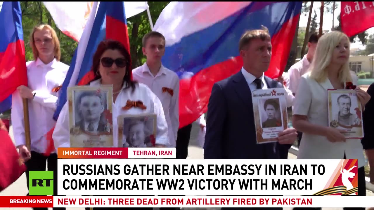Russians in Tehran mark Victory Day
