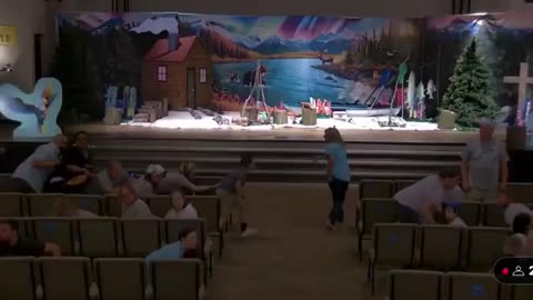 Man Rammed his car into Church and began Opening Fire