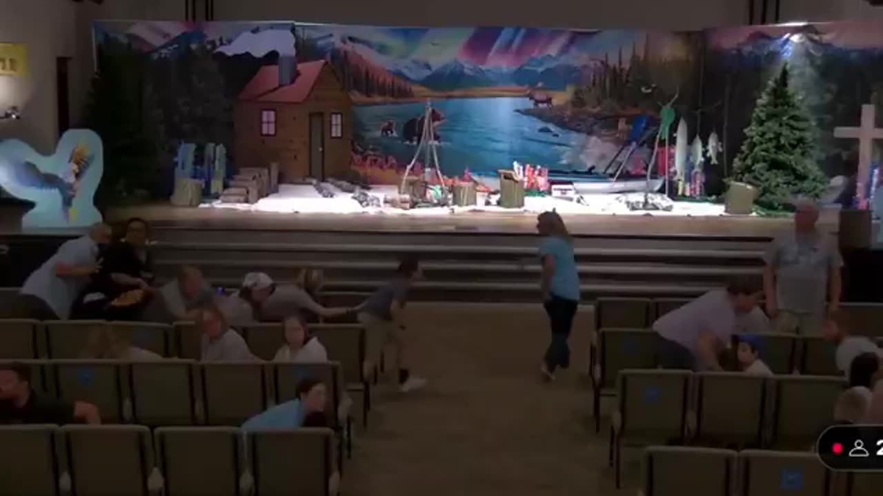 Man Rammed his car into Church and began Opening Fire