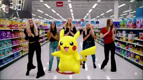 Pikachu The Pokemon Dancing With Women At A Target Store Fake Funny Parody Video