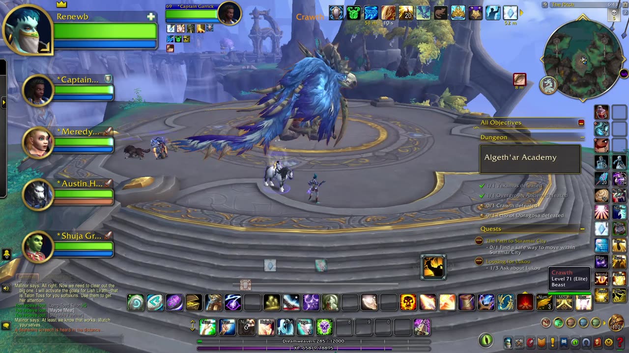 wowcraft in 2025 p24 - hunter still after elemental storms and then priest heal follower agalthar
