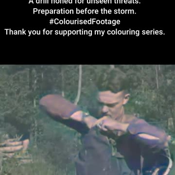 1917 Troops Training at Camp Upton #ColourisedHistory