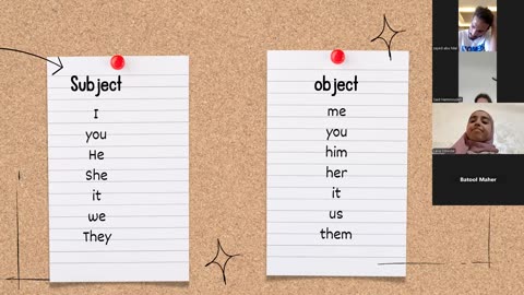 subject + object pronouns