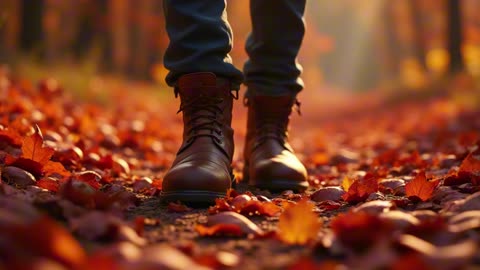 Walking Through an Autumn Forest. Relaxing Sounds. Drift into your own happiness.