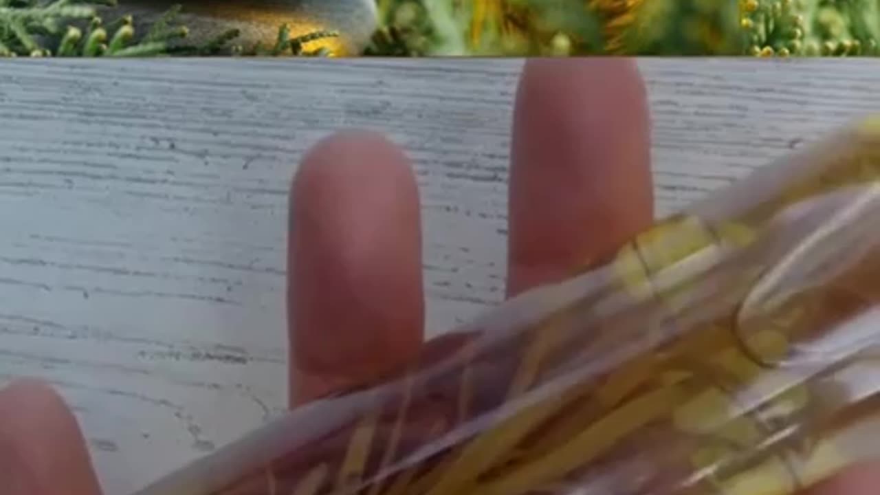 what happens when you drop Rosemary into bottle of olive oil