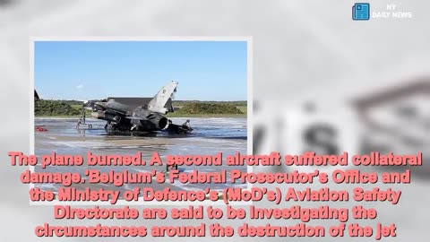 F-16 jet EXPLODES and another damaged after mechanic opens fire