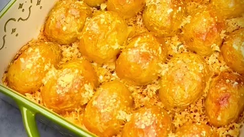 Crispy Parmesan Roasted Baby Potatoes – The Ultimate Side Dish! 🥔🧀