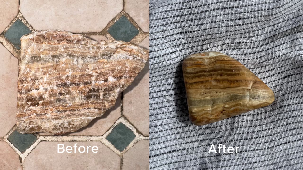 Polishing a Stone by Hand – Full Transformation | Smotraform