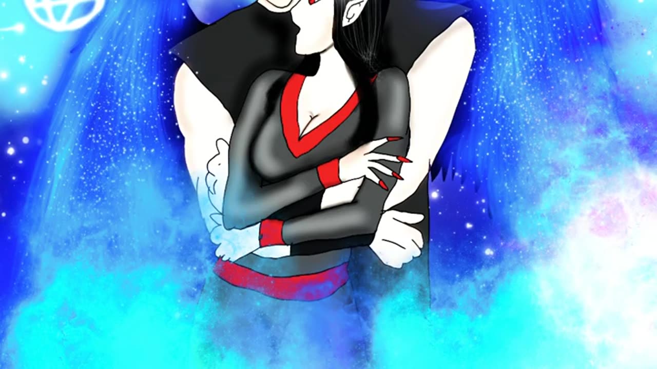 Oc speedpaint nuclear and gabriel