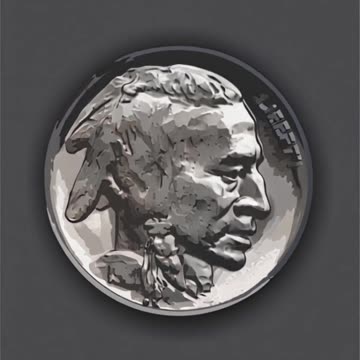 Indian Head Nickel Wall Art