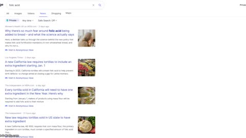 California adds poison to Tortillas