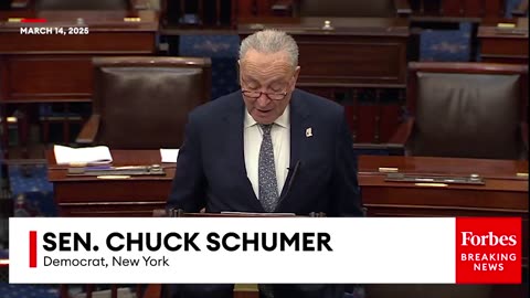 FULL REMARKS: Schumer Defends About-Face On Supporting Trump-Backed CR To Avert Government Shutdown