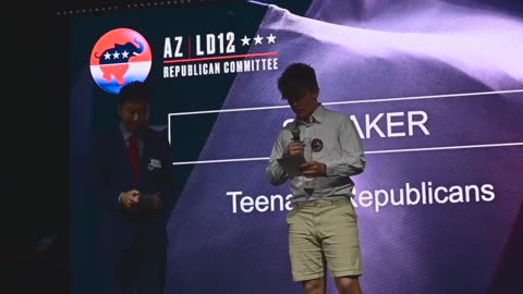 TARS (Teenage Republicans) speak at the Nov 2025 Legislative District meeting